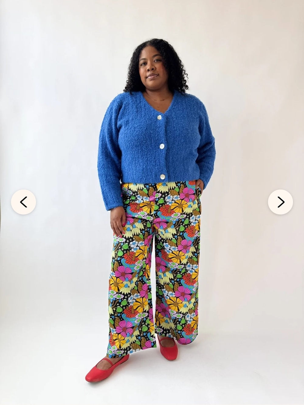 Nooworks Linen Catalina Pant In Cosmic Floral NWT 3X